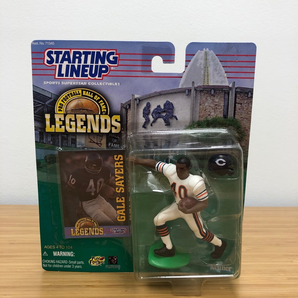 Kenner Starting Lineup Gale Sayers Men Collector White‎ Chicago Bears Legends